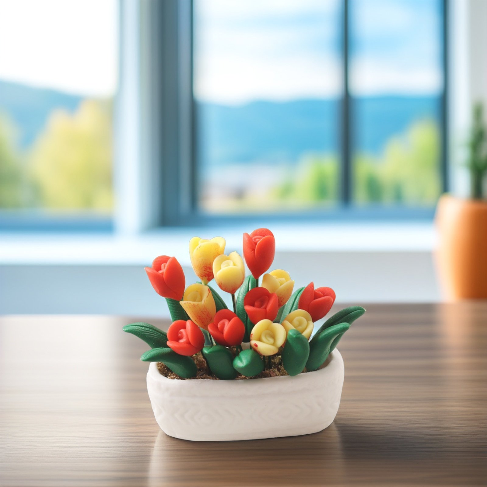 Bonsai Garden Europe - Mini Tulip Potted Plant Decoration for