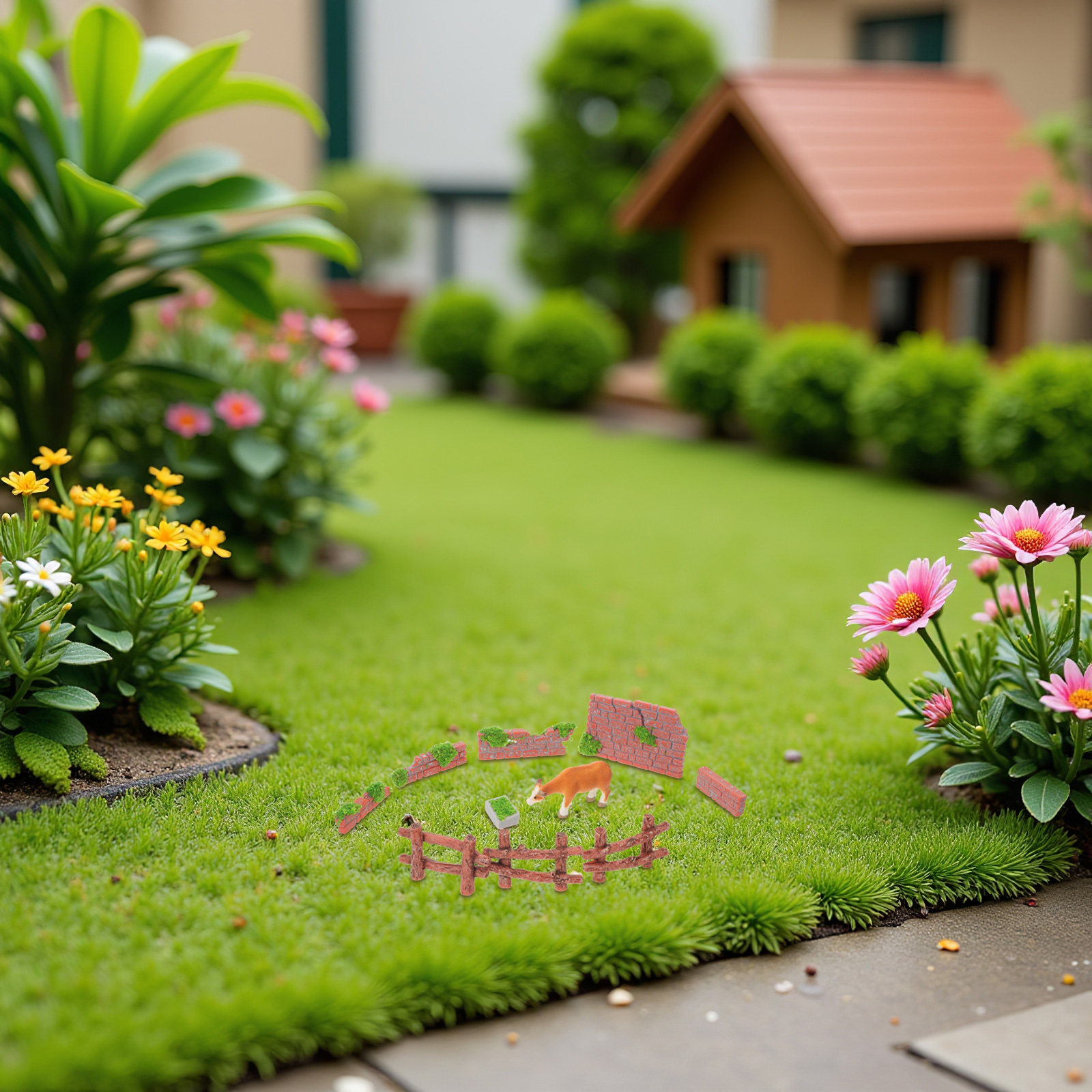 16Pcs Miniature Garden Fence P - Bonsai Garden Landscape Design review and price