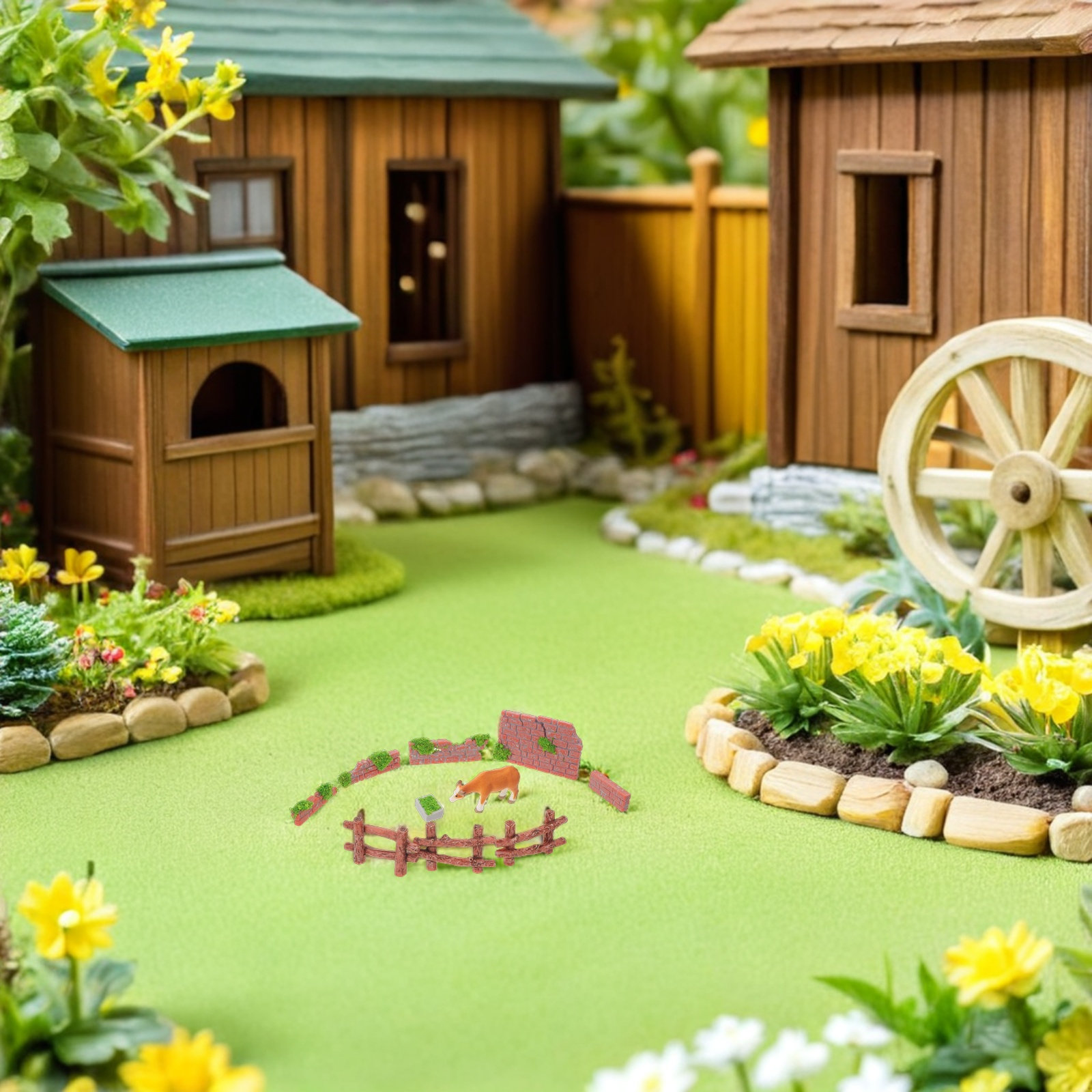 16Pcs Miniature Garden Fence P - Bonsai Garden Landscape Design review and price