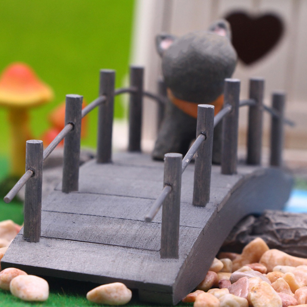 2Pcs Miniature Vintage Wooden  - Bonsai Garden Landscape Design review and price