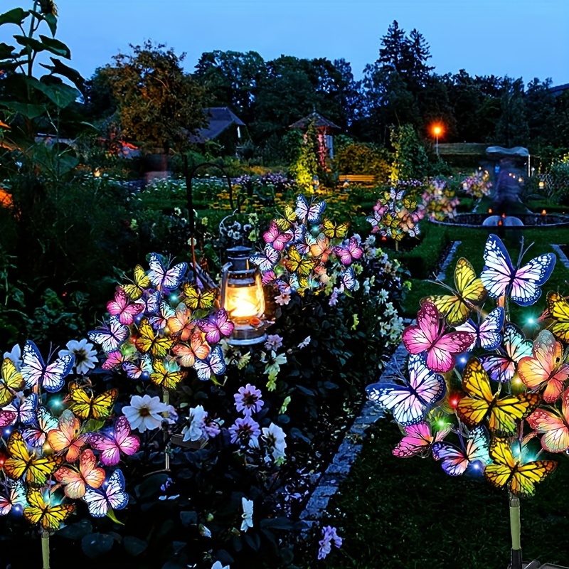 Solar LED Butterfly Garden Lig - Bonsai Garden Ornaments review and price