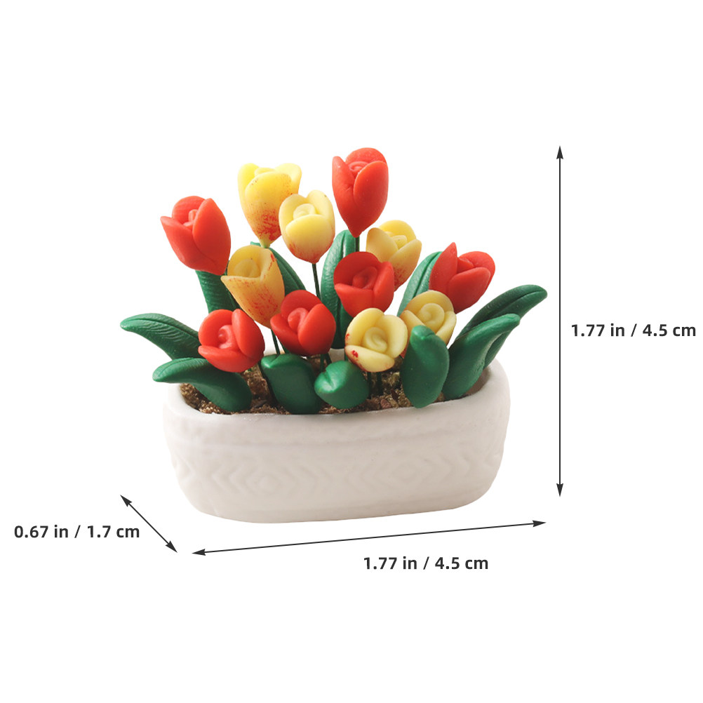 Mini Tulip Potted Plant Decora - Bonsai Garden Europe review and price