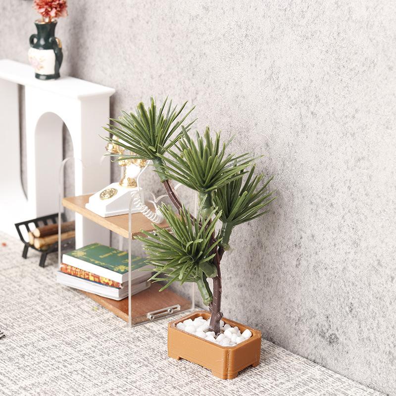 1Pcs 1/12 Dollhouse Simulation - Bonsai Garden Ornaments review and price