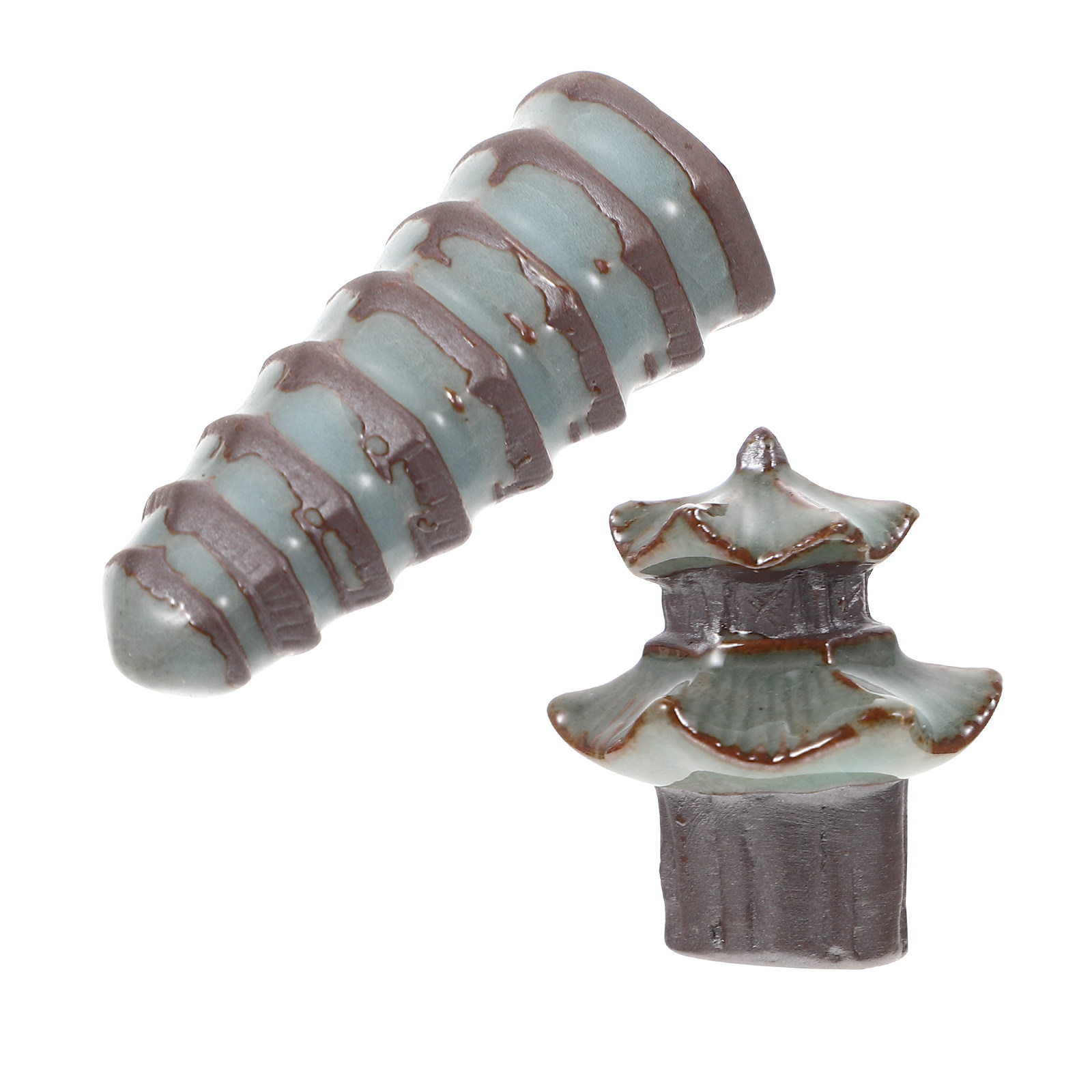 2Pcs Ceramic Flowerpot Decor B - Bonsai Garden Landscape Design review and price