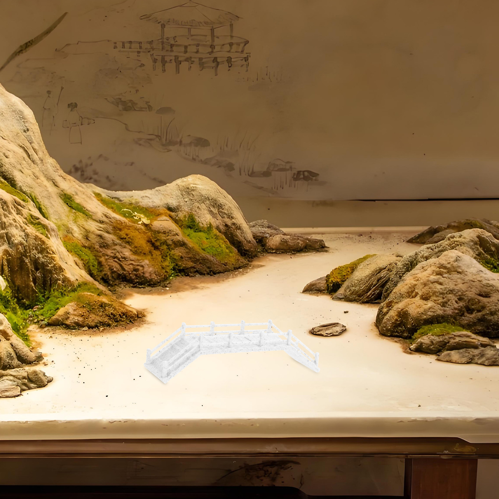 Miniature Chinese Bridge Tradi - Bonsai Garden Landscape Design review and price