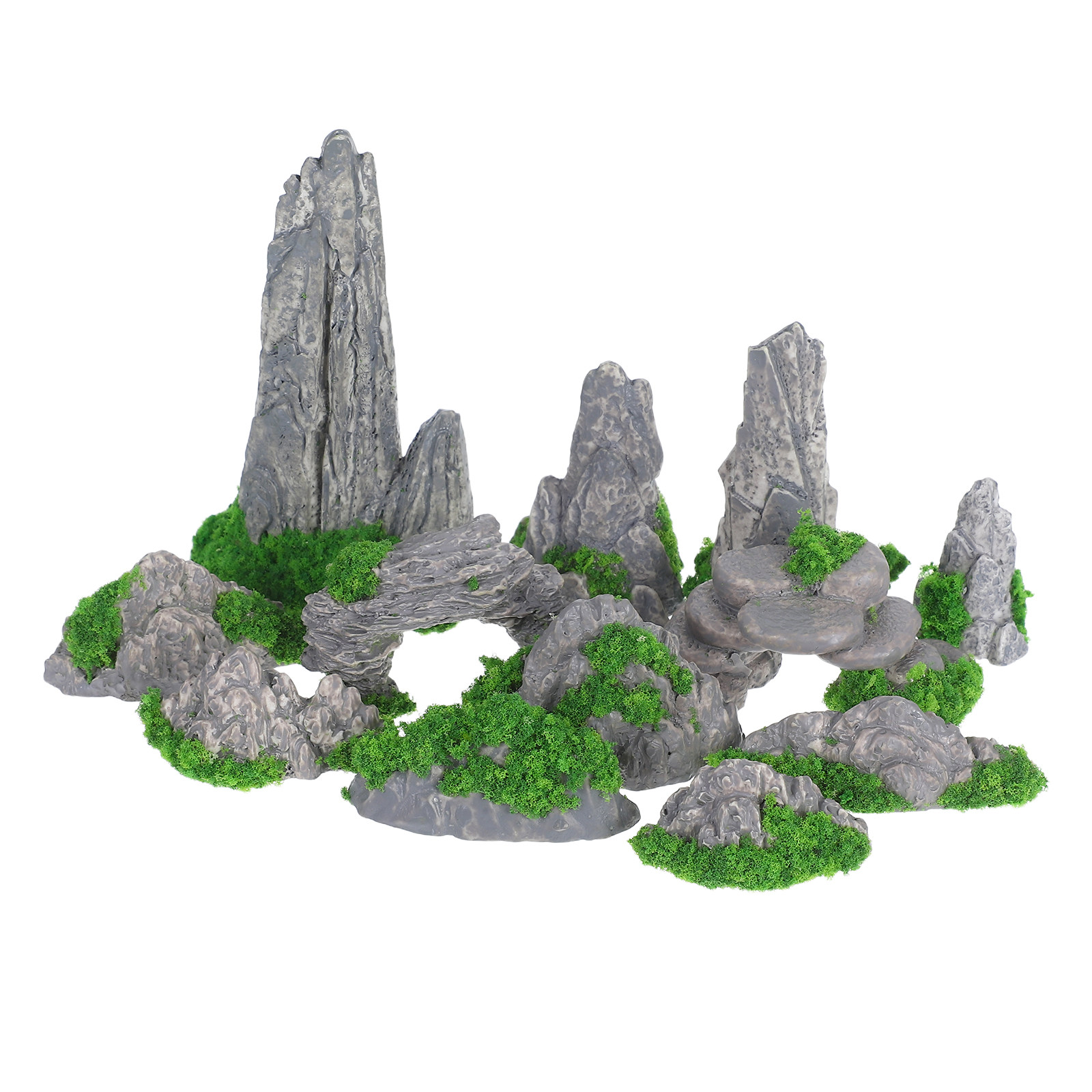 12Pcs Resin Mini Landscape Mou - Bonsai Garden With Sand review and price