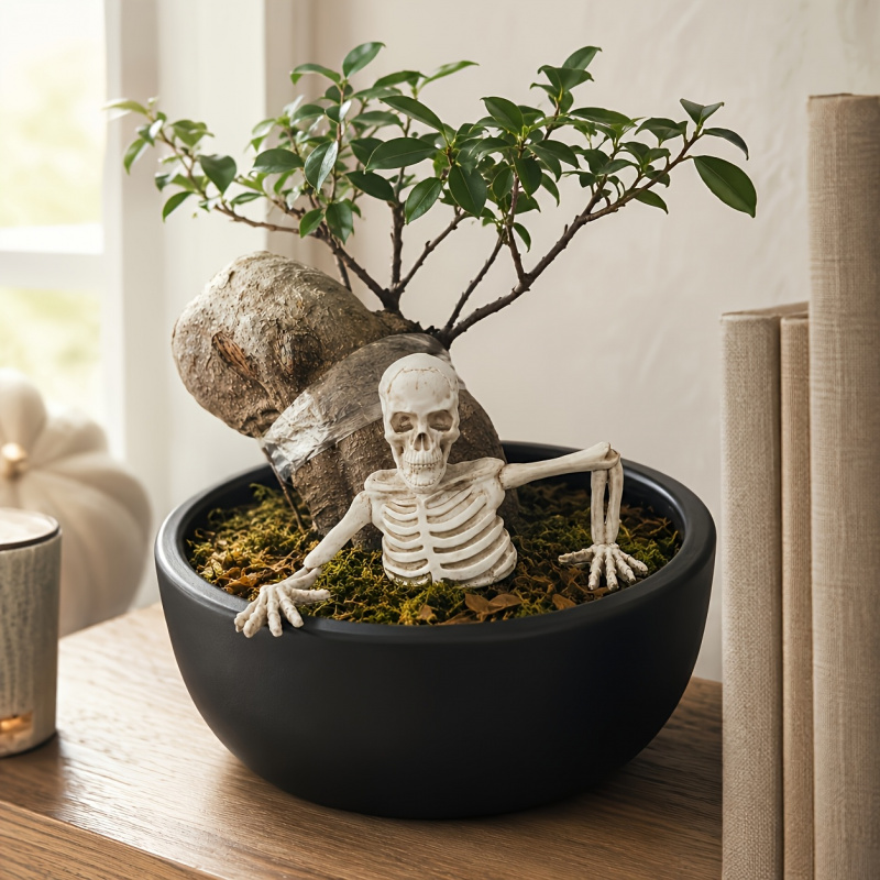 Half-body Climbing Out of the  - Bonsai Garden Landscape Design review and price
