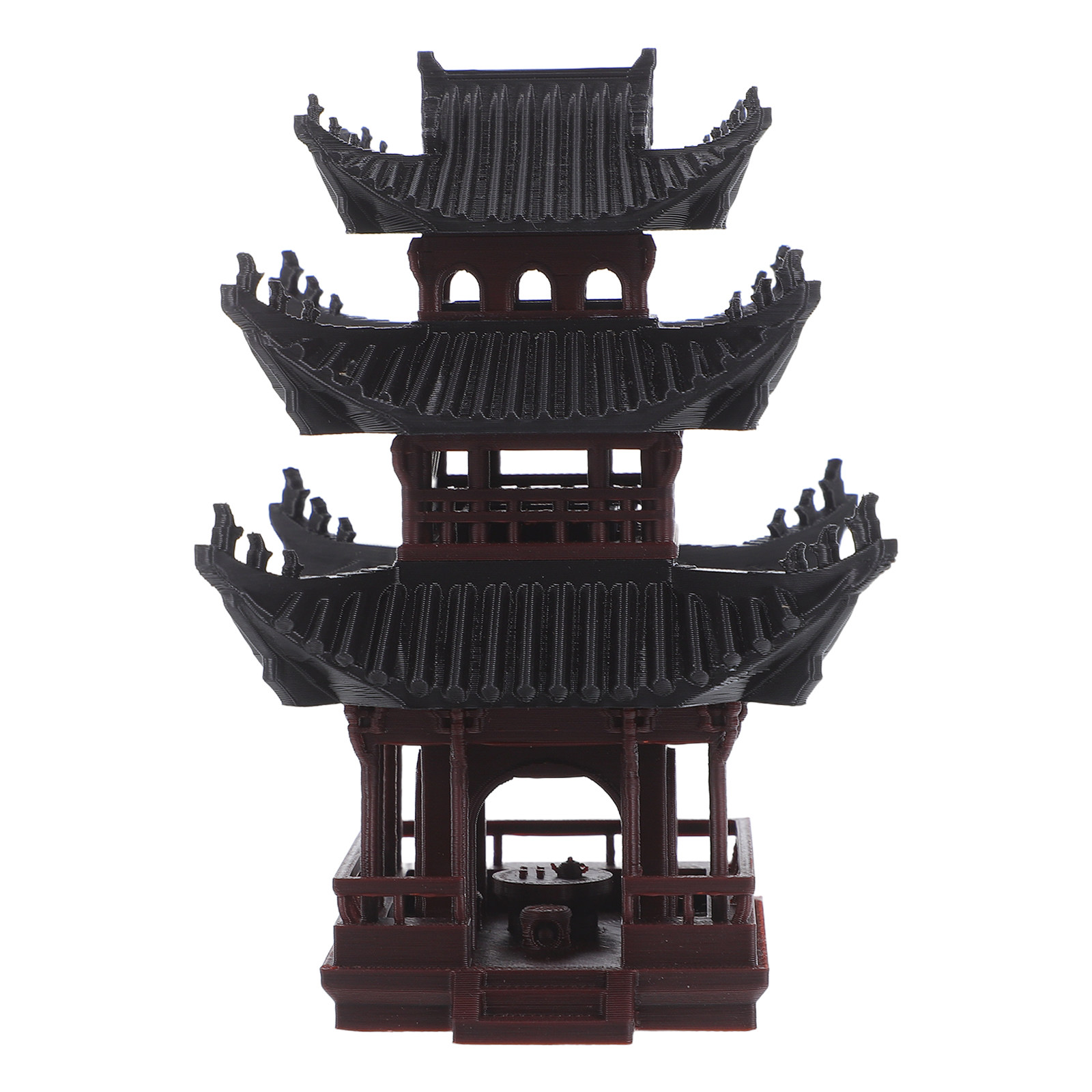 Mini Pavilion Statue Tiny Pavi - Bonsai Garden With Sand review and price