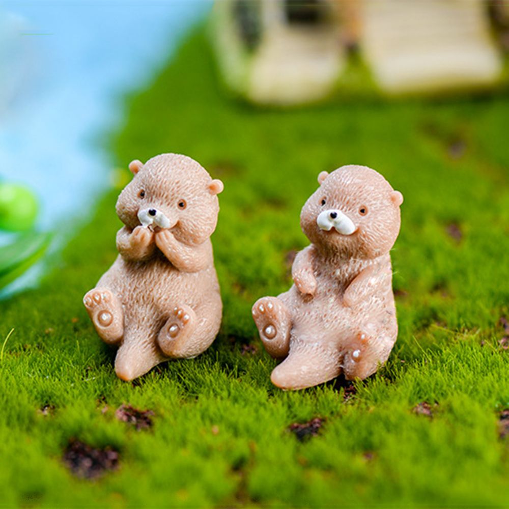Otters Figurine Mini Home Deco - Bonsai Garden Europe review and price