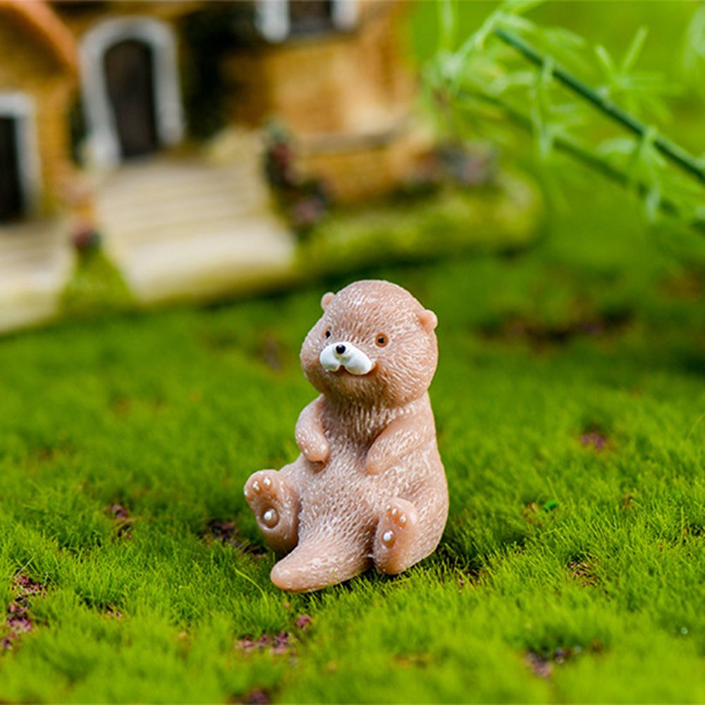 Otters Figurine Mini Home Deco - Bonsai Garden Europe review and price