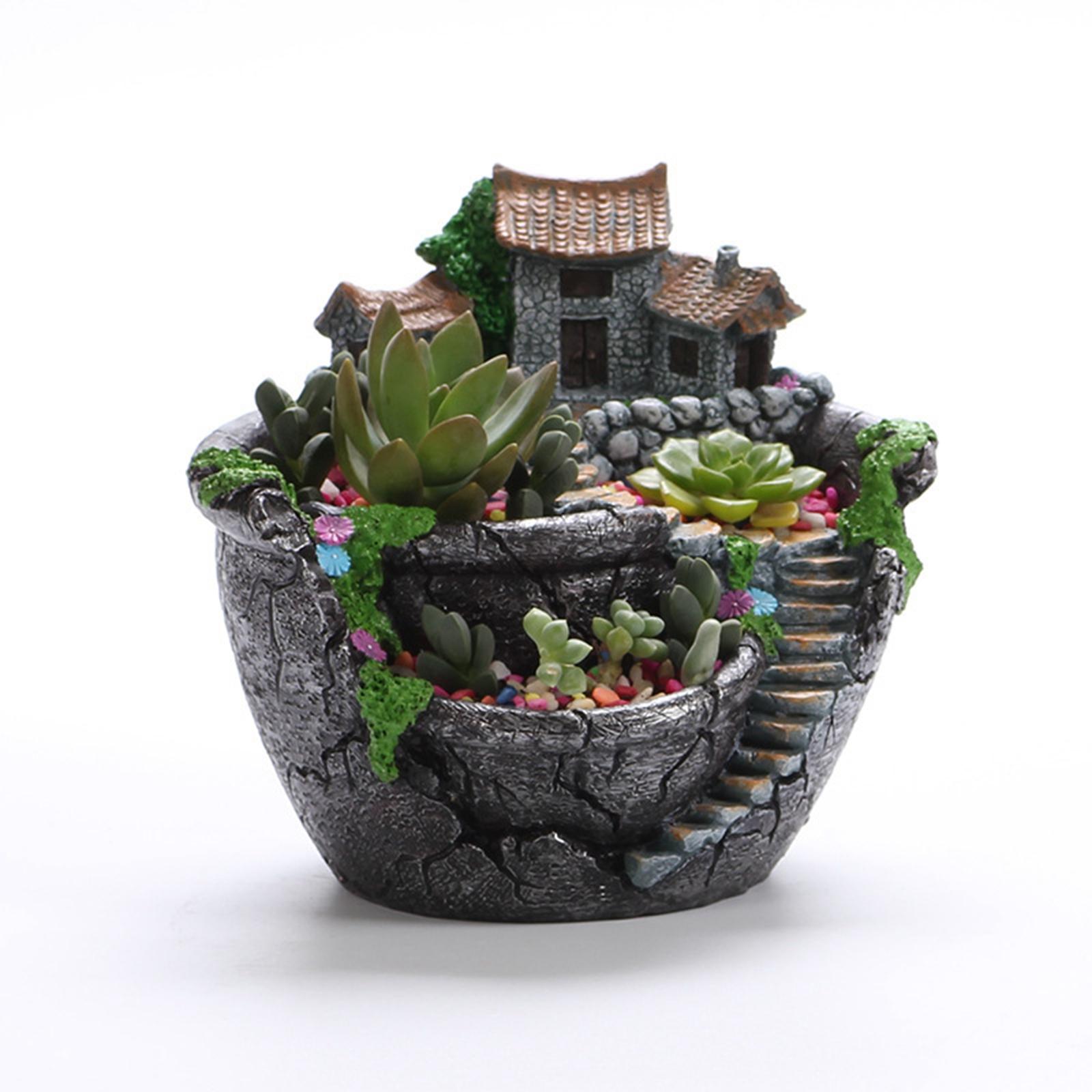 s er, Flower Pot Fairy Garden  - Bonsai Garden Landscape Design review and price