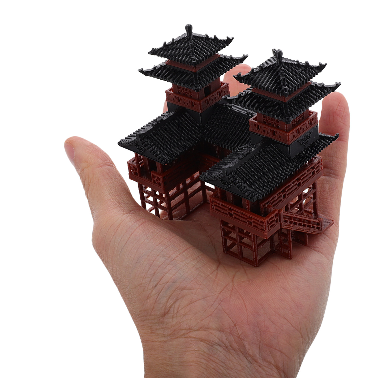 Twin Pagoda Design Miniature P - Bonsai Garden Landscape Design review and price