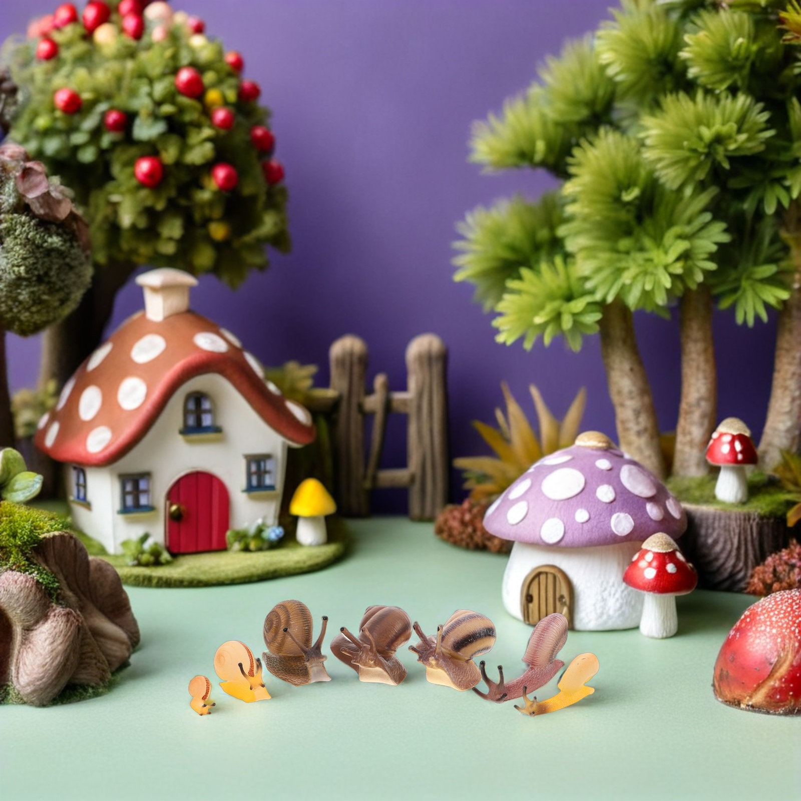 7Pcs Educational Snail Animal  - Bonsai Garden Europe review and price